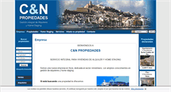 Desktop Screenshot of cynpropiedades.com